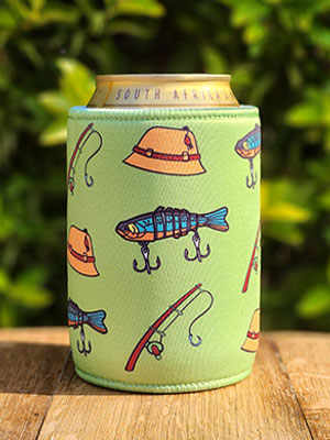 Gone Fishin' Can Cooler