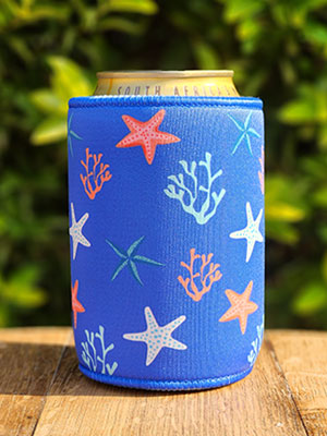 Seaside Starfish Can Cooler